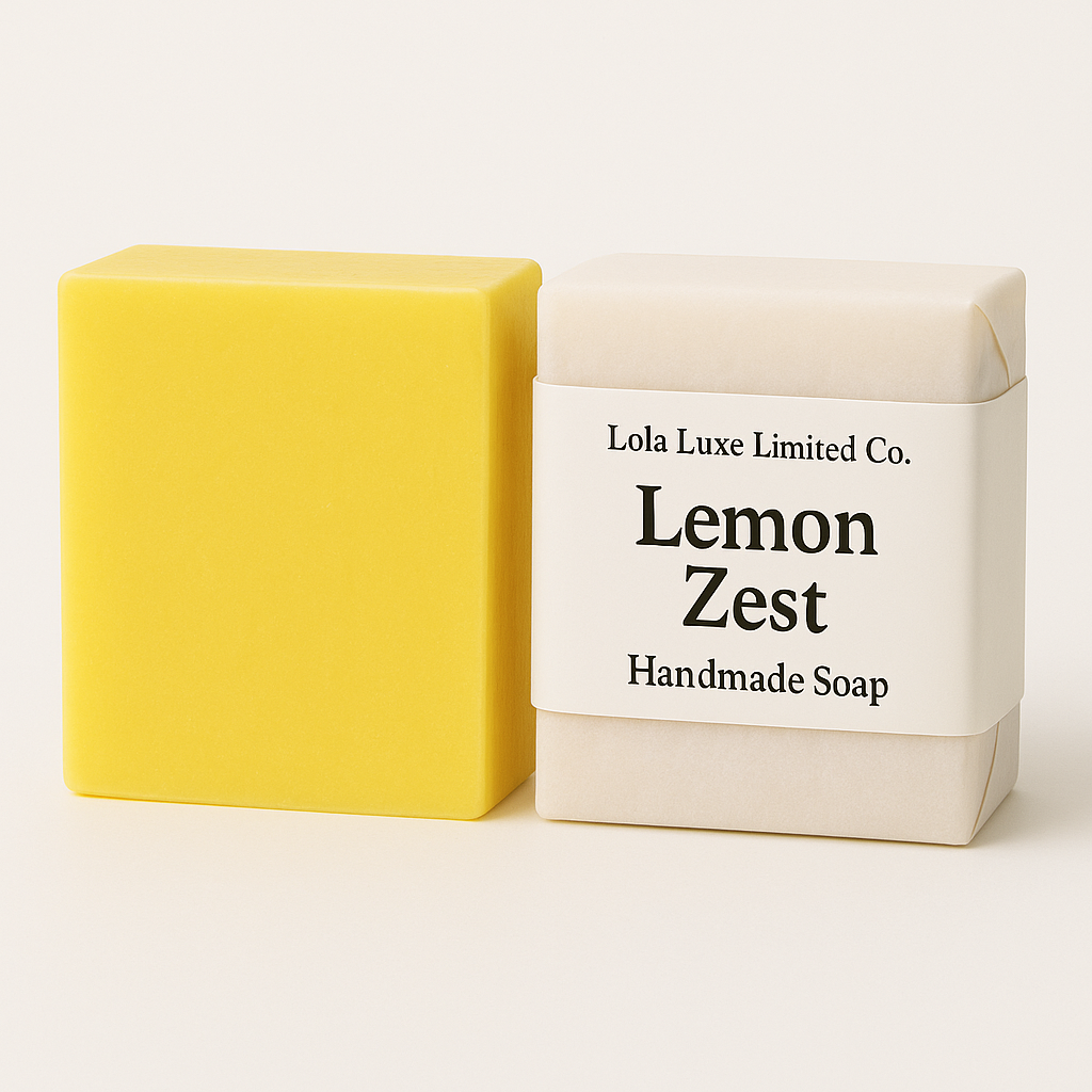 Lemon Zest- Lemon Scented Handmade Soap